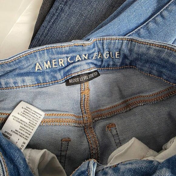 American Eagle Ripped Jegging Next Level Stretch 4R - Picture 6 of 9